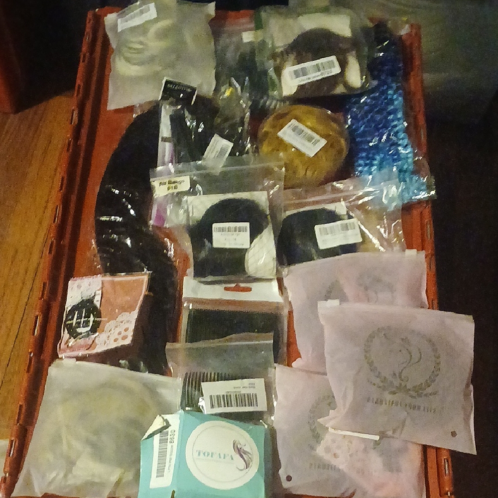 Assorted Hair Extensions and Accessories
